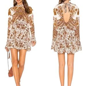 NEW Free People Lady Luck Printed Tunic Size Large